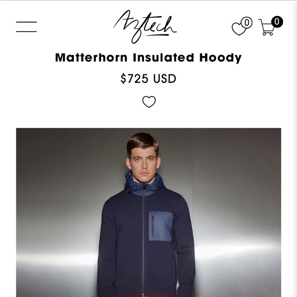 NWOT Aztech Mountain Matterhorn Insulated Hoody Men’s Medium - Picture 2 of 10